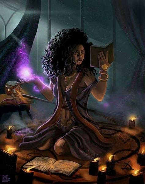 The Feminine Power of Dark Skinned Witchcraft in Riesling